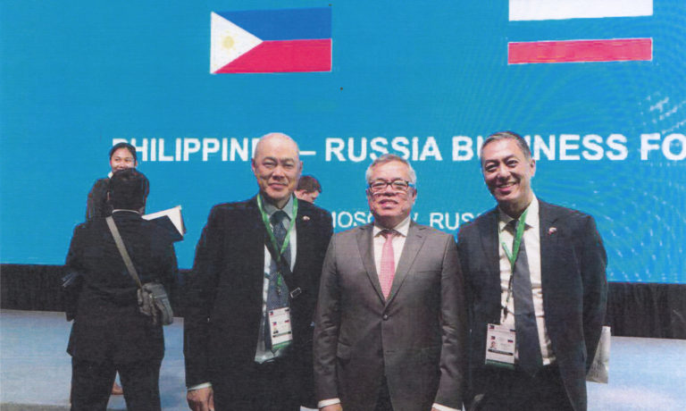 商總陳俊禮洪偉聰隨總統訪俄羅斯 參加「菲律濱－俄羅斯商貿論壇」